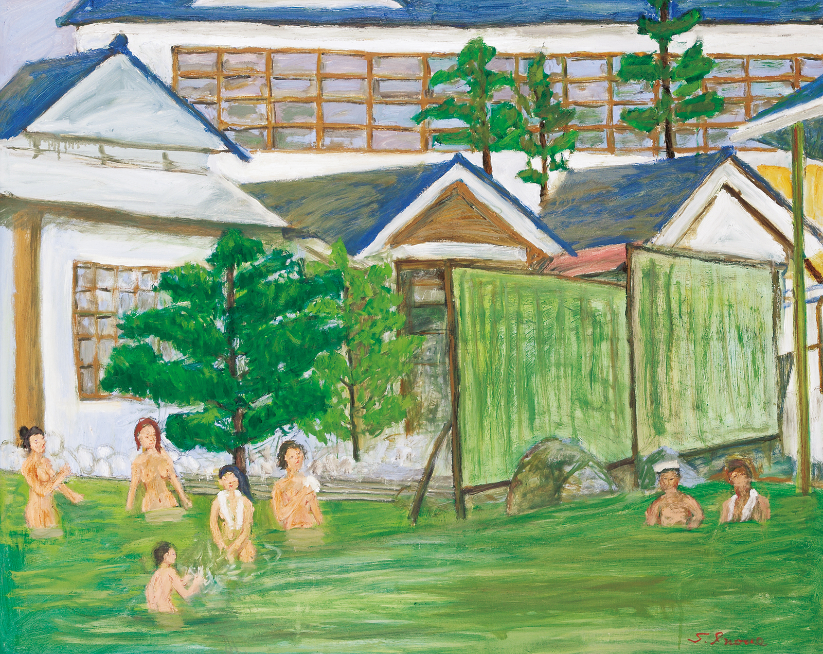 井上 司「思い出」油彩画 F6 井上 司「思い出」油彩画 F6 絵画