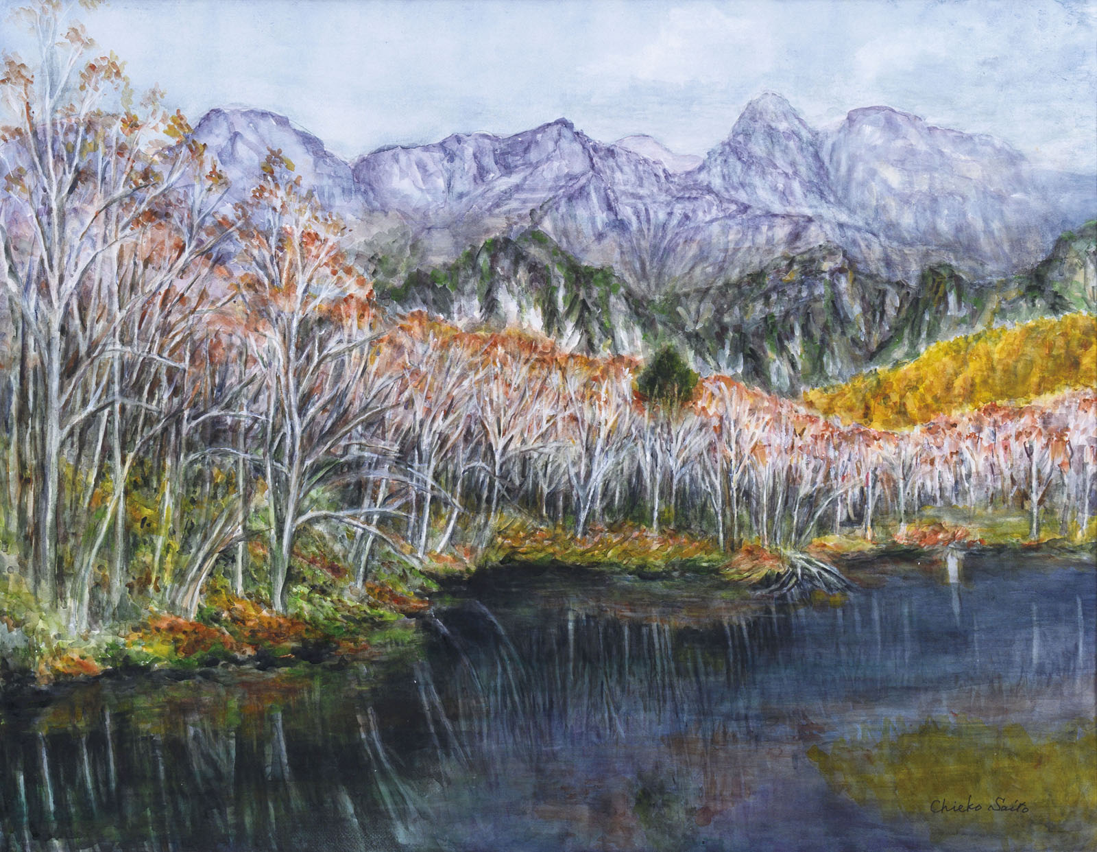 齊藤智恵子 鏡池 | 太平洋美術会