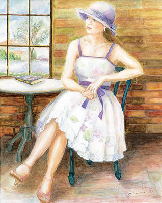 佐田昌治　【少女】肉筆画　パステル画 佐田昌治 【少女】肉筆画 パステル画 - メルカリ