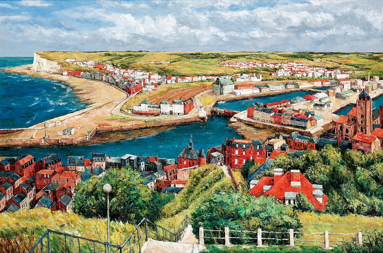 田中賢一郎 海峡の空 太平洋美術会