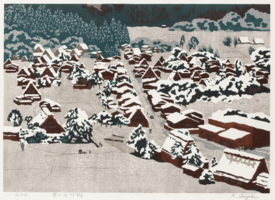 真作】【WISH】布施悌次郎 4号 板に油彩 ◇街逸品 〇太平洋美術
