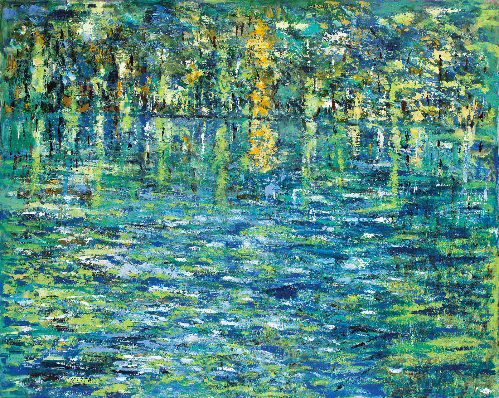 新田実 静かな湖面 | 太平洋美術会