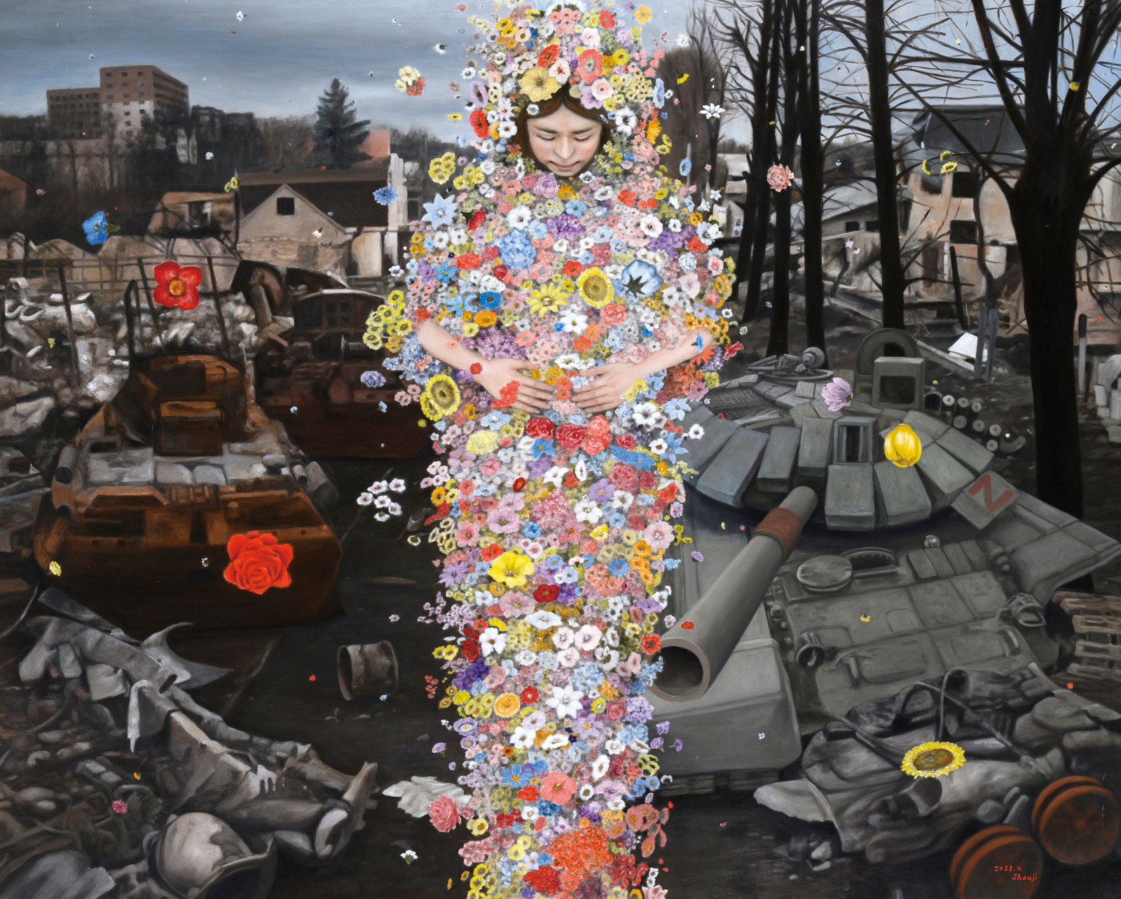 吉田尚治 花 | 太平洋美術会