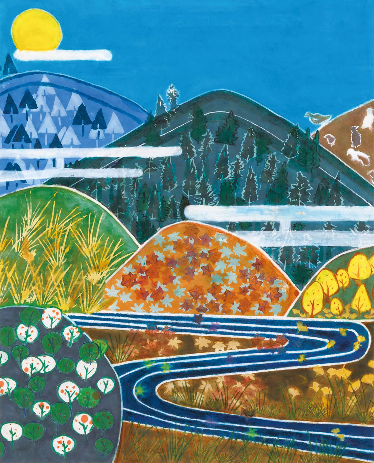 志田友乃 月と山々 | 太平洋美術会