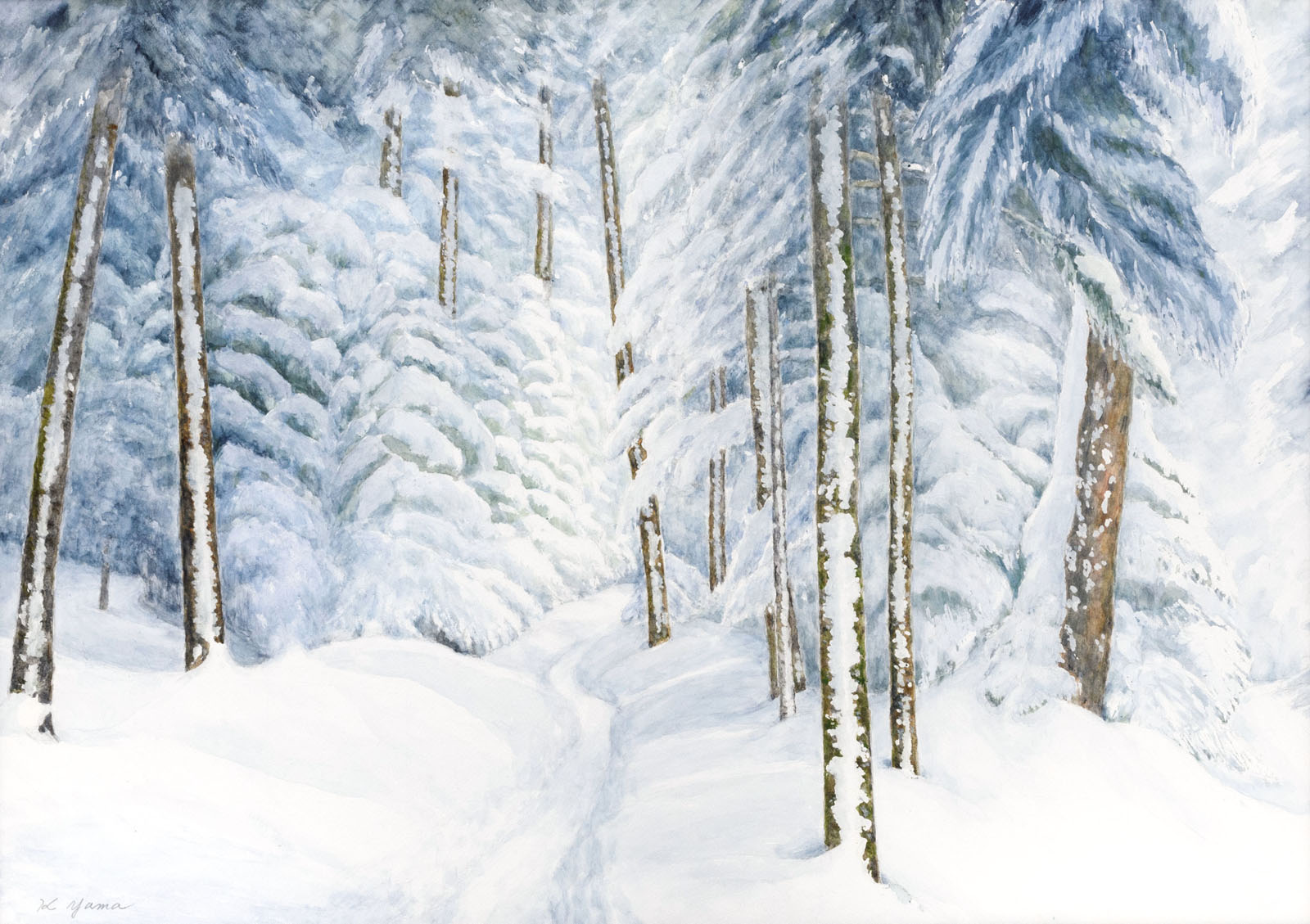 雪嶺    (曲子光男画伯) 雪嶺 (曲子光男画伯) 雪嶺 (曲子光男画伯) 【公式通販】