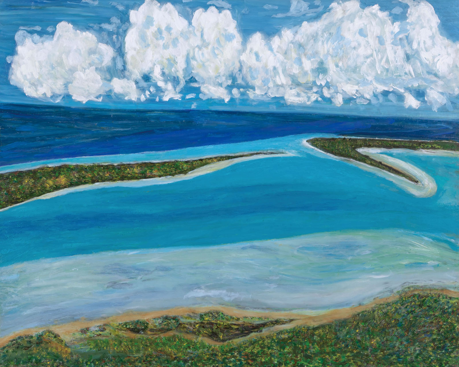 鍵和田泰 タヒチ ボラボラ島 | 太平洋美術会