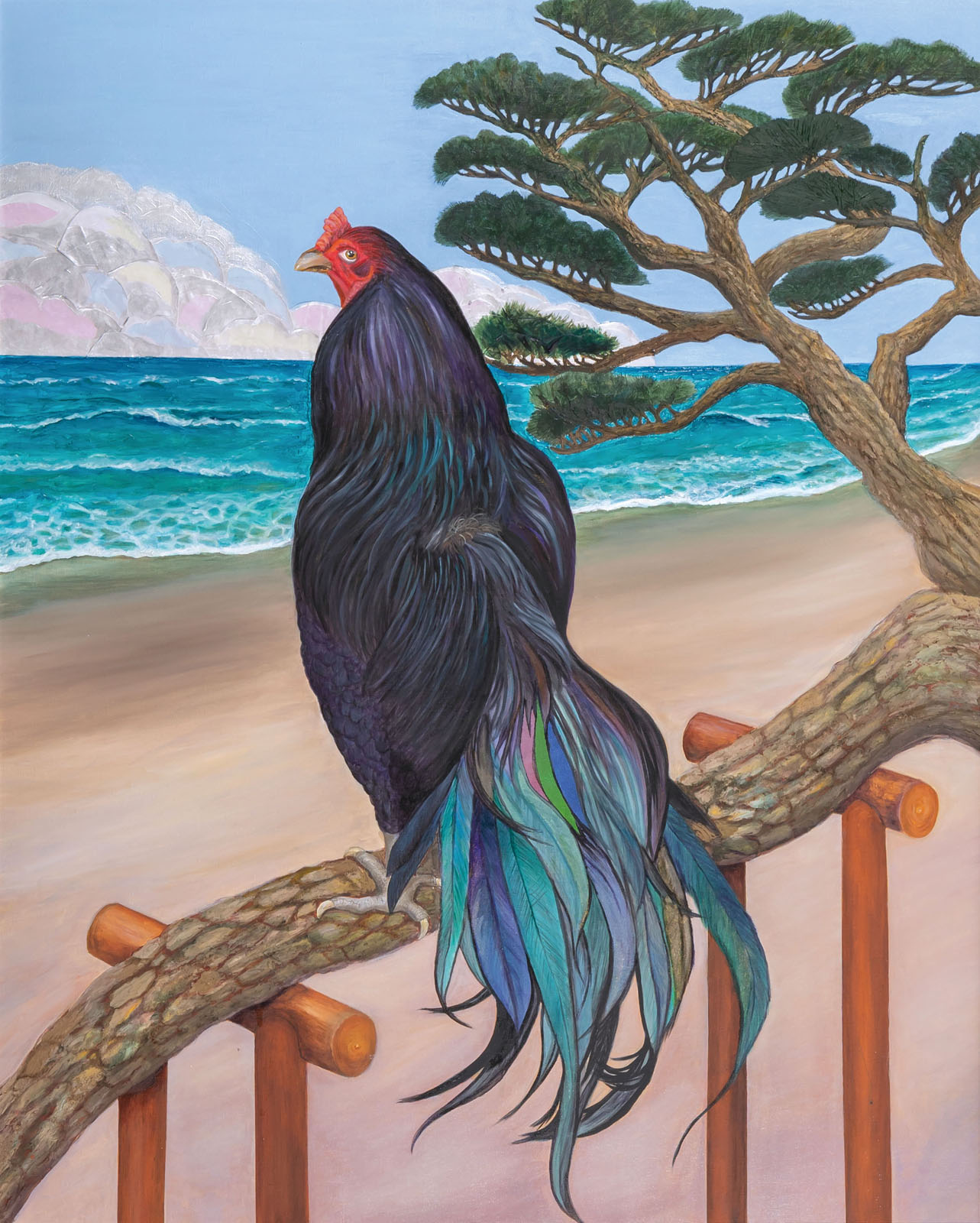 絵画『ストレリチア』ヘイ平山画 平山郁夫 絵画 文明の十字路を往く アナトリア高原 カッパドキア