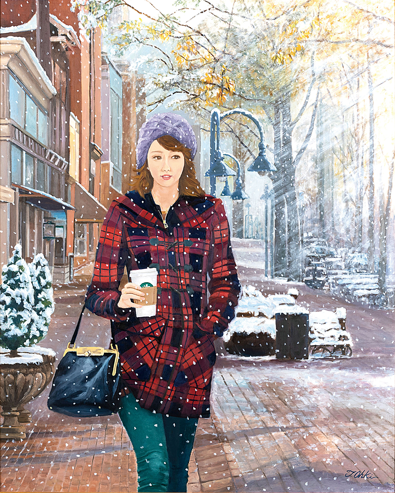 油絵 早春の磯 大平洋黒潮 M 15 水野清春 作品 | 太平洋美術会