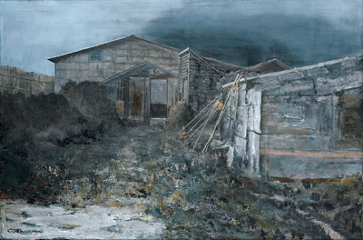 鈴木貞夫画　「西倉の辺境」（平成6年12月15日） 鈴木貞夫画 「西倉の辺境」（平成6年12月15日） 鈴木貞一と