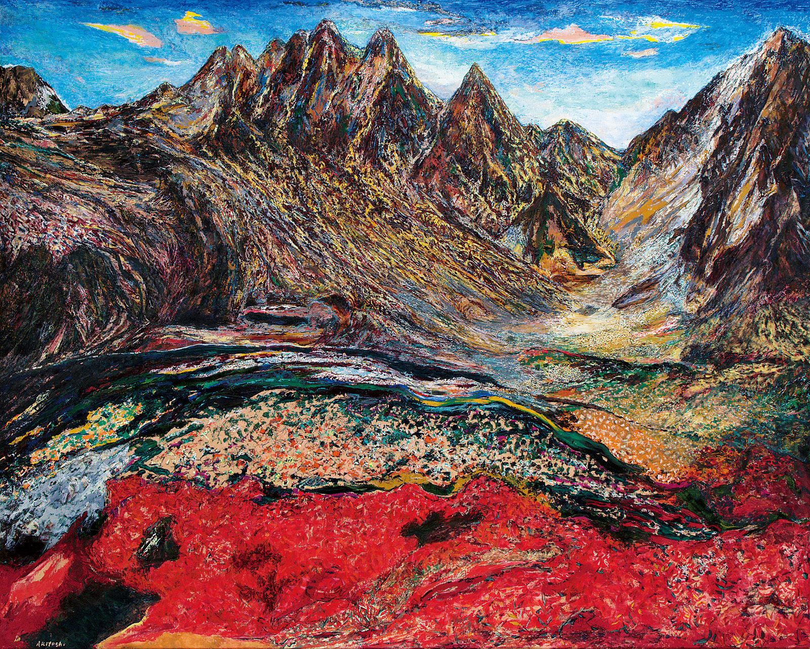 阿部昭好 黄金の日々涸沢（北穂高） | 太平洋美術会