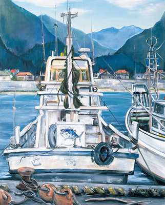 ★来店限定★ 絵画　第104回　太平洋展入選作品　あかし　（値段交渉可能） 第104回 太平洋展 出展作品 | 太平洋美術会