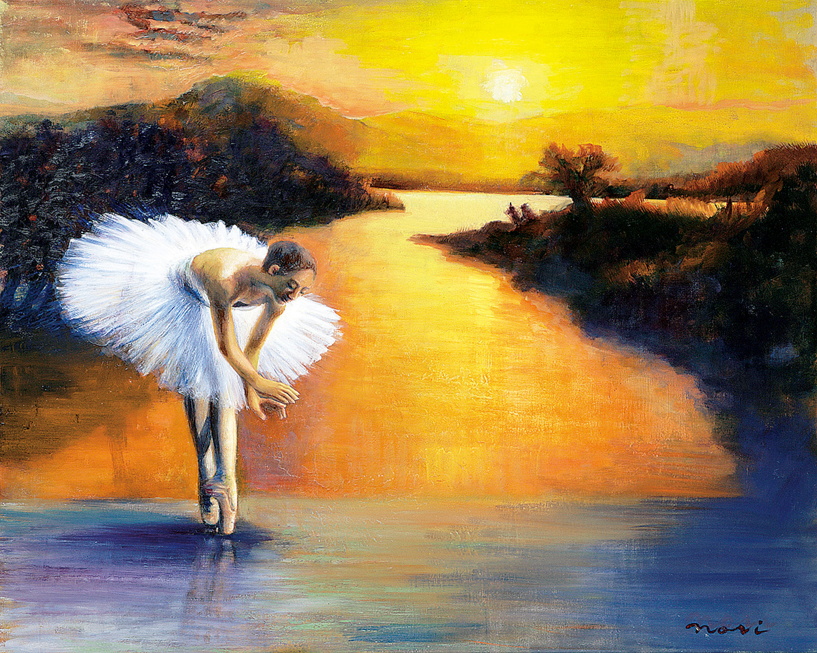 大島矩子 瀕死の白鳥 Ⅰ | 太平洋美術会