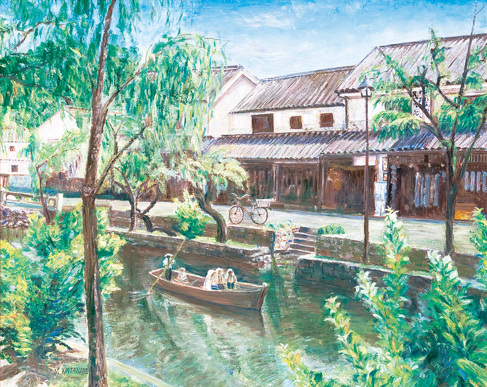 渡辺操子 水辺の街Ⅰ | 太平洋美術会