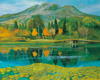 昔は有名な荒川夏子　古典絵　古代壁画女人像　1982年貼り絵細工　絵画　金粉加工 昔は有名な荒川夏子 古典絵 古代壁画女人像 1982年貼り絵