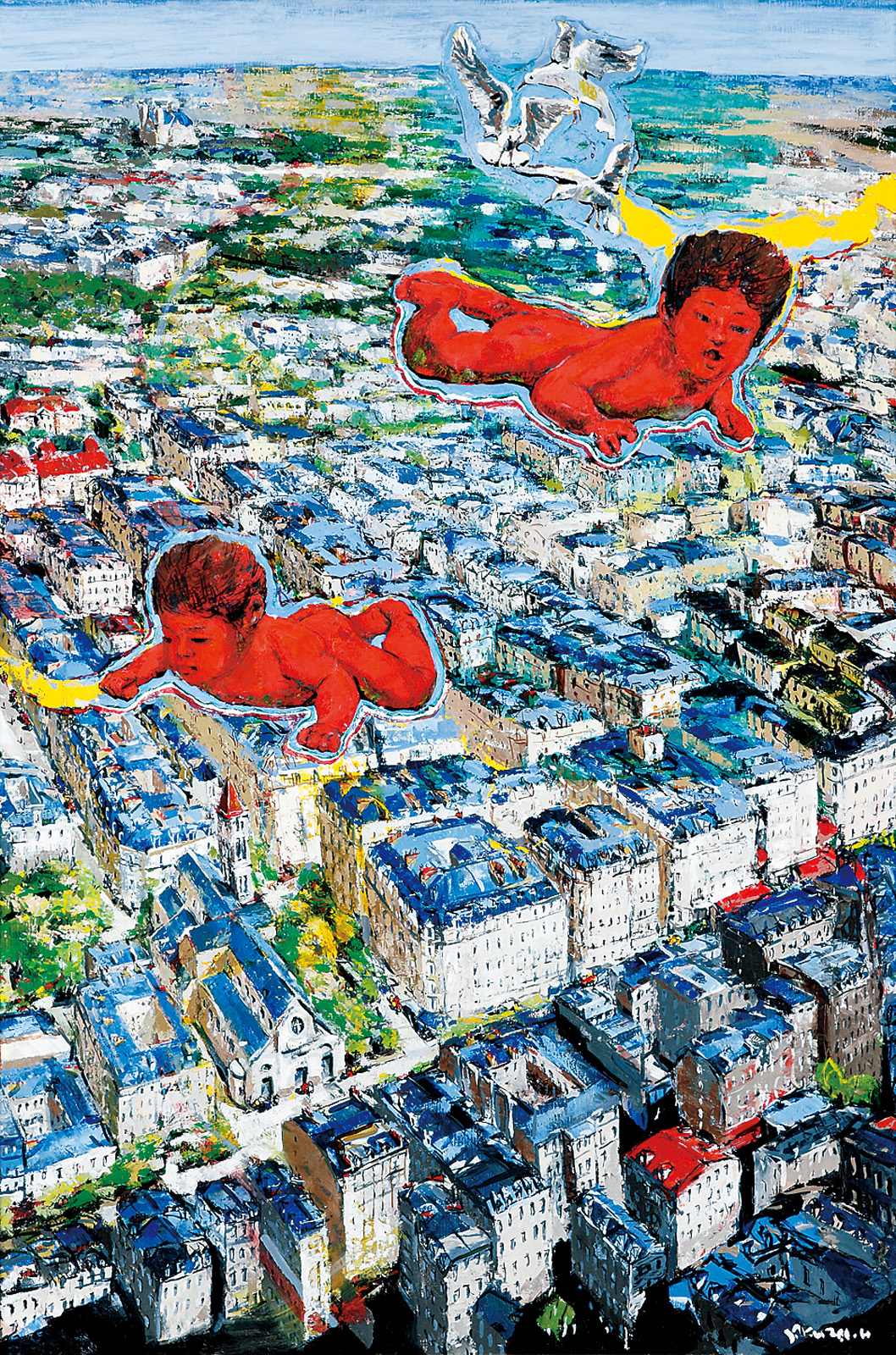 櫻井一 パリ近世建物を俯瞰。 | 太平洋美術会