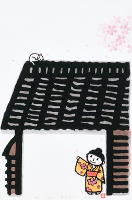 ★来店限定★ 絵画　第104回　太平洋展入選作品　あかし　（値段交渉可能） 第104回 太平洋展 出展作品 | 太平洋美術会